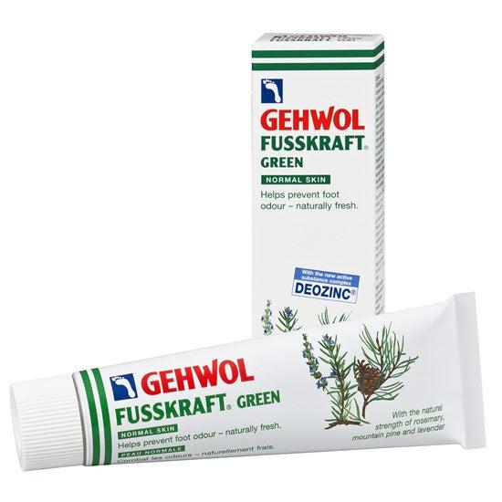 Gehwol Fusskraft Grøn 125 Ml - Frisker og Beskytter Fødderne