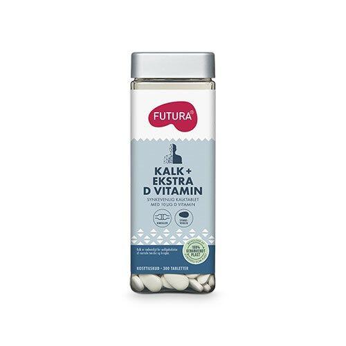 Futura Kalk med Ekstra D Vitamin - 300 Tabletter