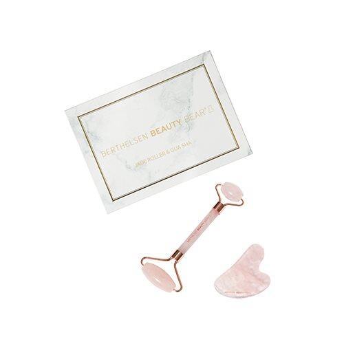 Skønheds Gaveæske med Rosa Quartz Roller fra Berthelsen
