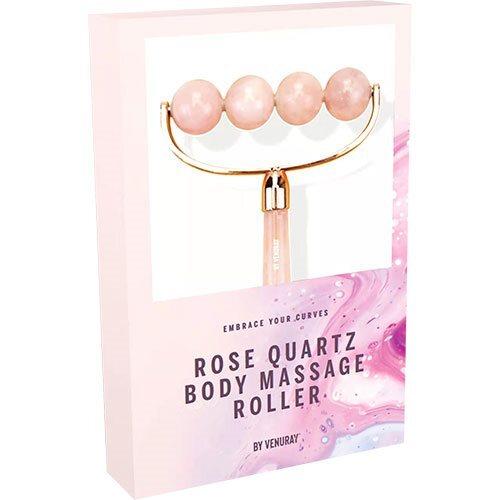 Gua Sha Body Roller   Rosa Quartz   1 Stk