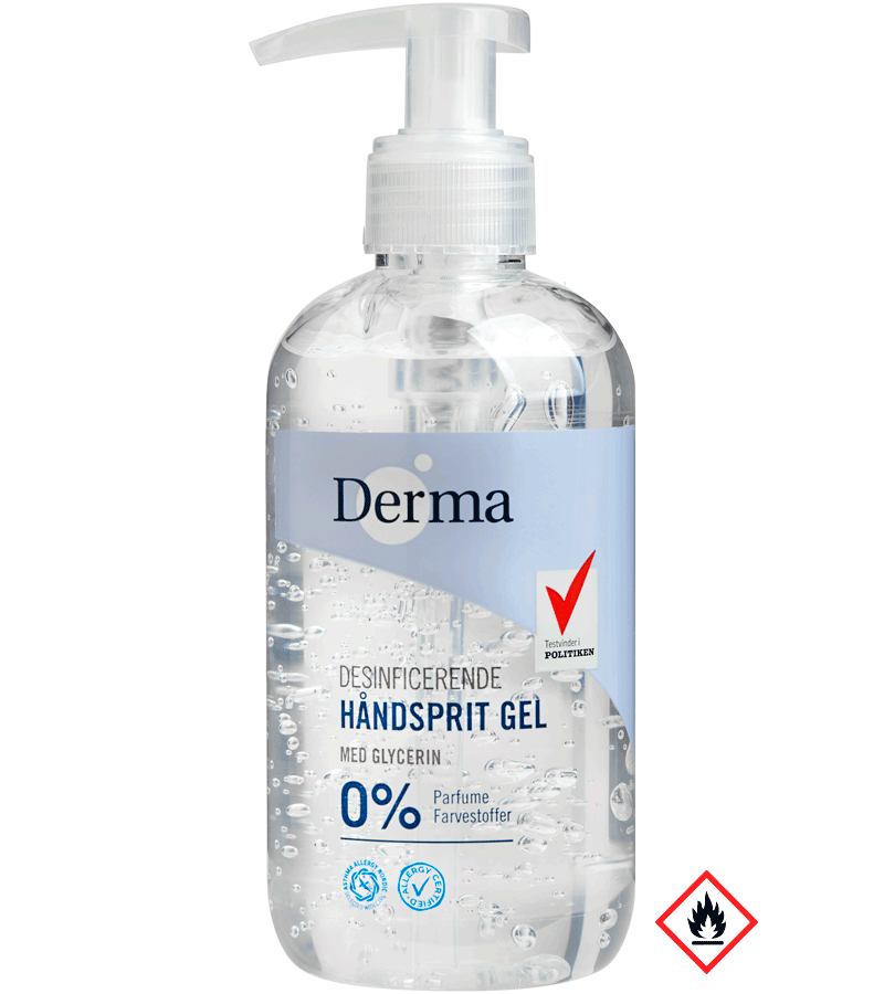 Derma Håndsprit Gel  250 Ml