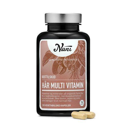 Nani Hår Multivitamin - Naturligt kosttilskud til håret