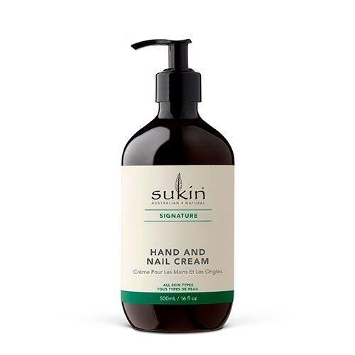 Sukin Hånd- og Neglecreme Signature 500ml - Fugt og Beskyttelse