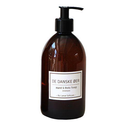 Læsø Hand   Body Soap Urtehaven  De Danske øer   500 Ml