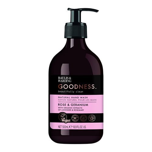 Baylis & Harding Håndsæbe med Rose og Geranium 500ml