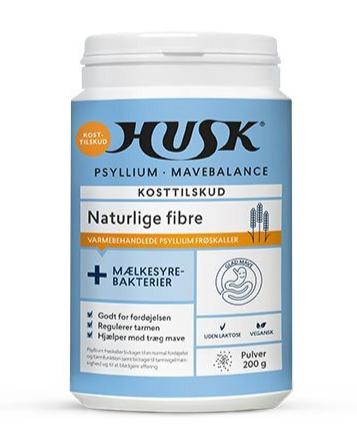 Husk Pm Mælkesyrebakterier 200g - Fiber og Bakteriekulturer