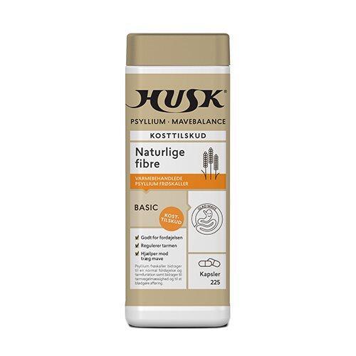 Husk Psyllium Mavebalance - Naturlige Fibre 225 kapselformer