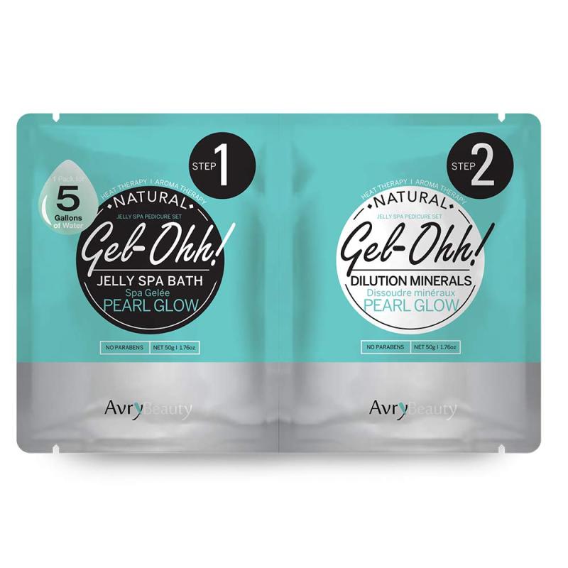 Gel Ohh Jelly Spa Pedi Bath   Pearl Glow   Hos Frisøren   Baronen