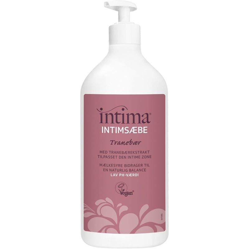 Intima Intimsæbe med Tranebær 500 ml - Mild og Skånsom