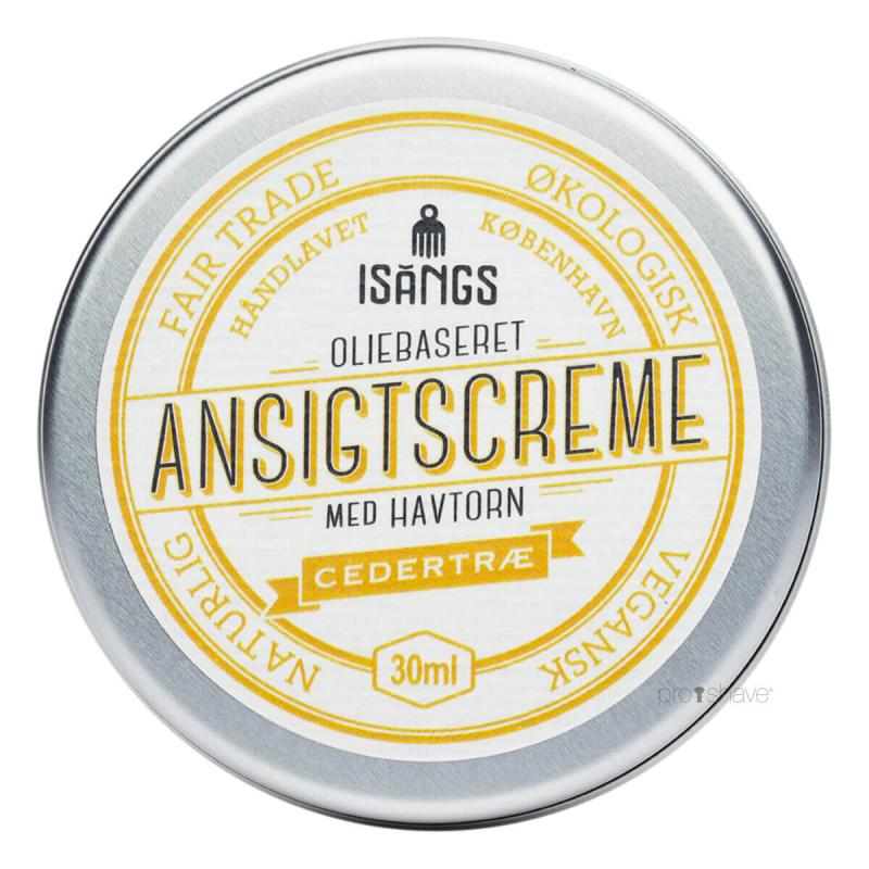 Isangs Ansigtscreme med Havtorn og Cedertræ 30 ml