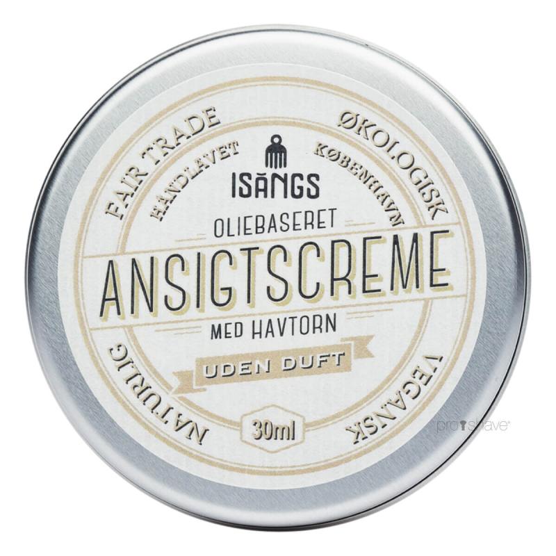 Isangs Ansigtscreme Med Havtorn  Uden Duft  30 Ml