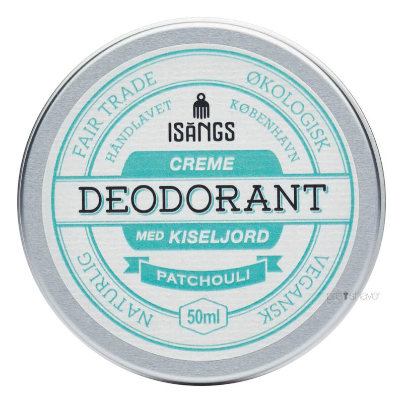 Isangs Creme Deodorant Med Kiseljord  Patchouli  50 Ml
