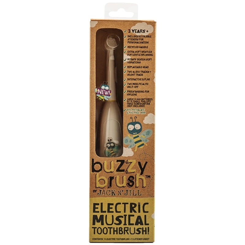 Jack N Jill Buzzy Brush Elektrisk Musik Tandbørste