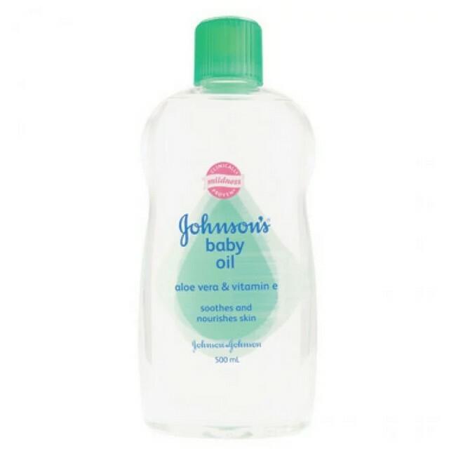 Johnsons Original Baby Oil med Aloe Vera 500 ml
