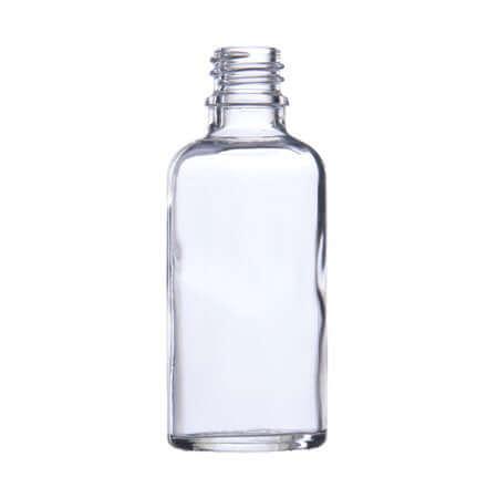 100 Ml  Klar Glasflaske   Din18