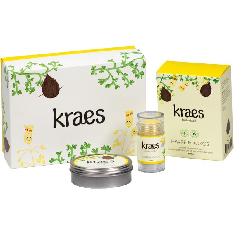 KRAES Havre & Kokos Gaveæske til Babyer og Børn