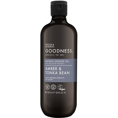 Baylis   Harding Men Amber   Tonka Bean Shower Gel  500ml