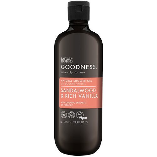 Baylis   Harding Men Sandalwood   Rich Vanilla Shower Gel   Rich Vanilla  500ml
