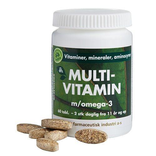 Dfi Multivitamin med Omega 3 - 60 tabletter
