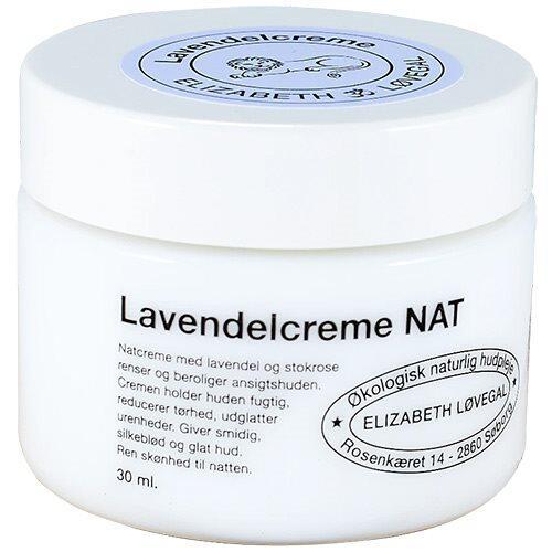 Elizabeth Løvegal Natcreme med Lavendel 30ml