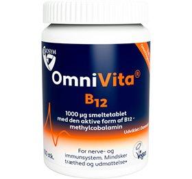Biosym Omnivita B12 - 100 Tabletter til Energi og Immunitet
