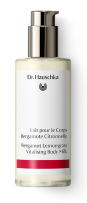Dr  Hauschka Bergamot Lemongrass Vitalising Body Milk  145ml
