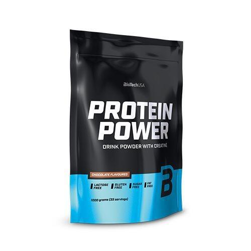 Biotech Protein Power Chokolade 1000g - Stærk Proteindrik