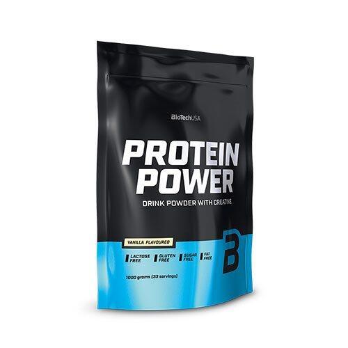 Biotech Protein Power Vanilje 1000g - Populært Kosttilskud