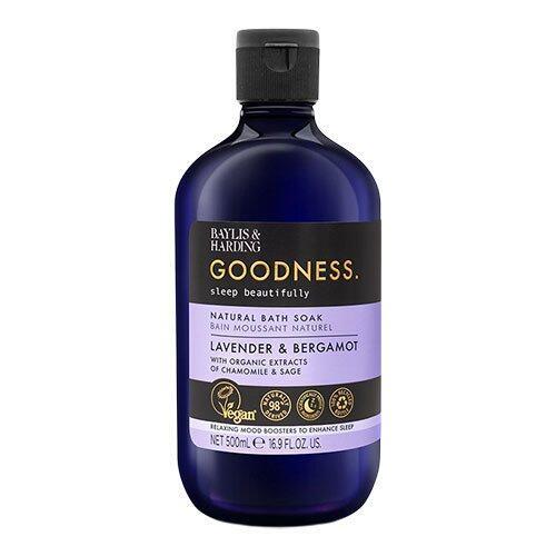 Baylis   Harding Goodness Sleep Lavender   Bergamot Natural Bath Soak Vegansk Skumbad  500ml