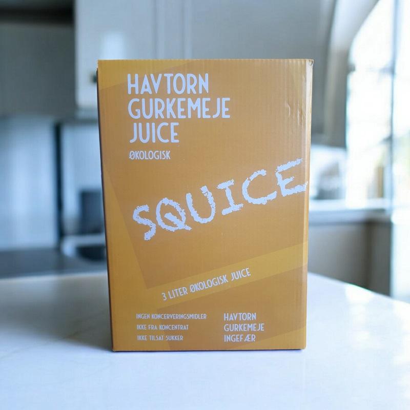 Squice Økologisk Havtorn Gurkemeje Juice - Koldpresset