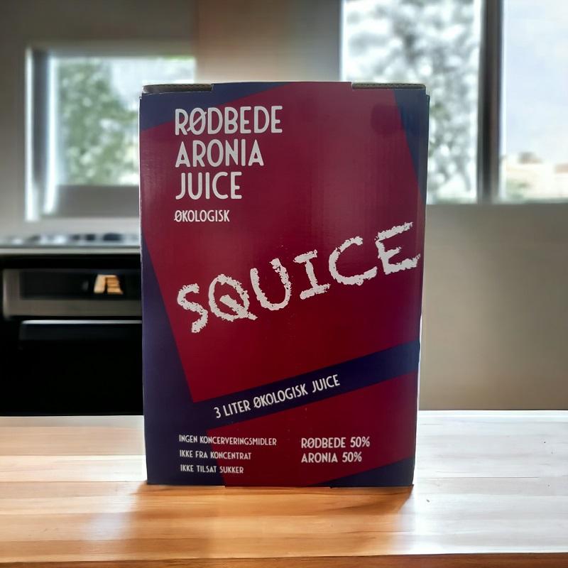Squice   økologisk Aronia   Rødbedejuice   Koldpresset