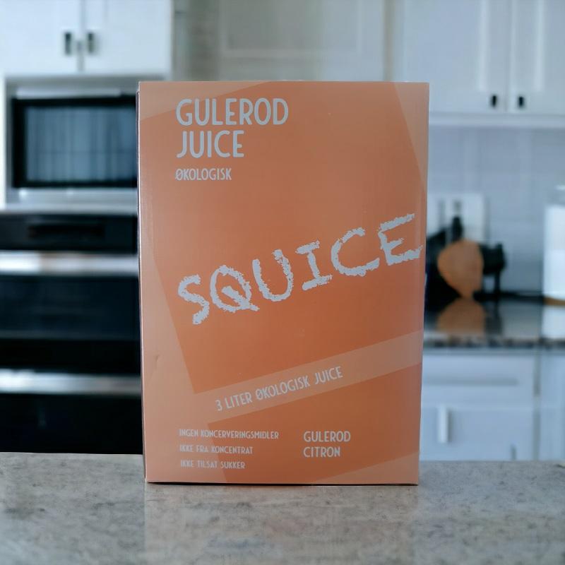 Squice Økologisk Koldpresset Gulerod Juice - Udsøgt Smag