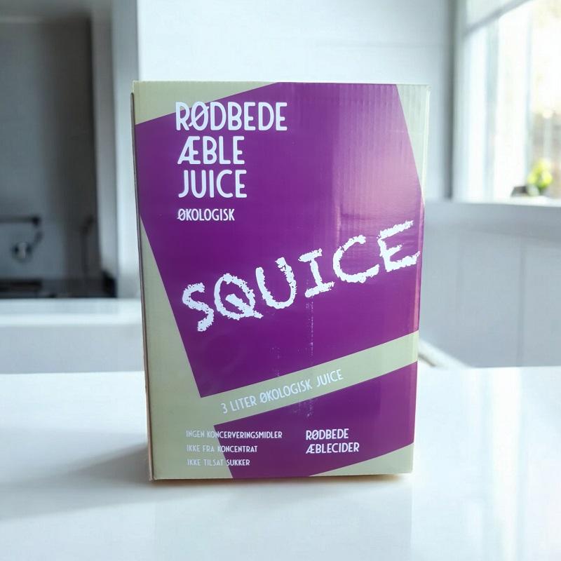 Squice   økologisk Rødbede æble Juice   Koldpresset