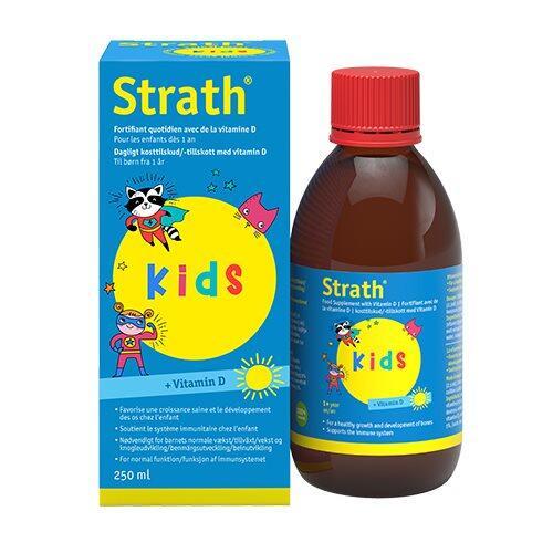 Strath Kids 250ml - Vitamin D til børns vækst og immunforsvar