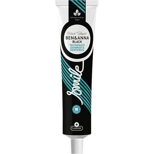 Ben & Anna Tandpasta Black med Fluor - 75 ml