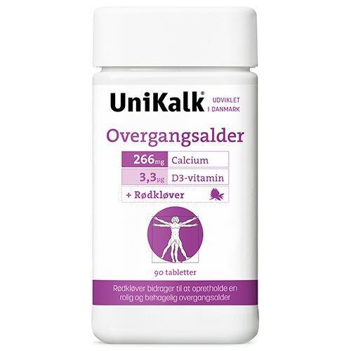 Unikalk Overgangsalder - 90 Tabletter til Sundhed og Velvære