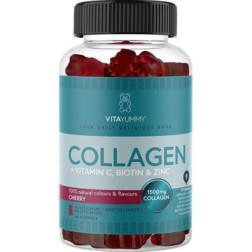 Vitayummy Collagen Kirsebær - 60 Gummier til Skønhed