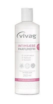 Vivag Parfumefri Intimsæbe 250ml - Daglig velvære