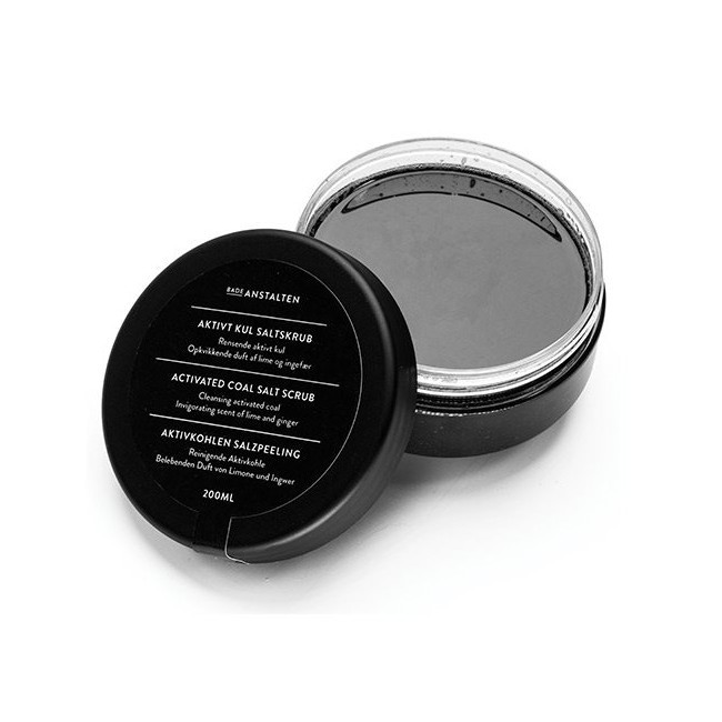 Badeanstalten   Bodyscrub Aktivt Kul Saltskrub   200 Ml