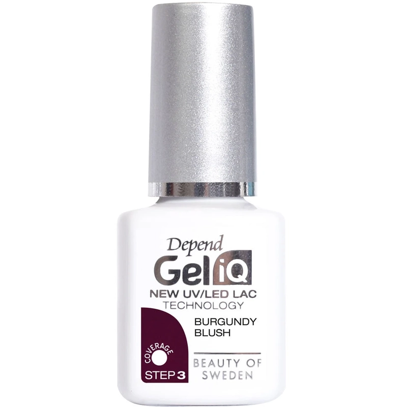 Depend Cosmetic Gel Iq Polish Step 3   5 Ml   Burgundy Blush