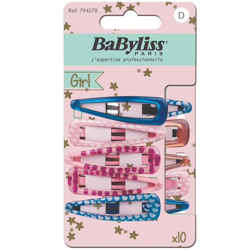 Babyliss Kids Epoxy Hair Clips  794578  10 Pieces