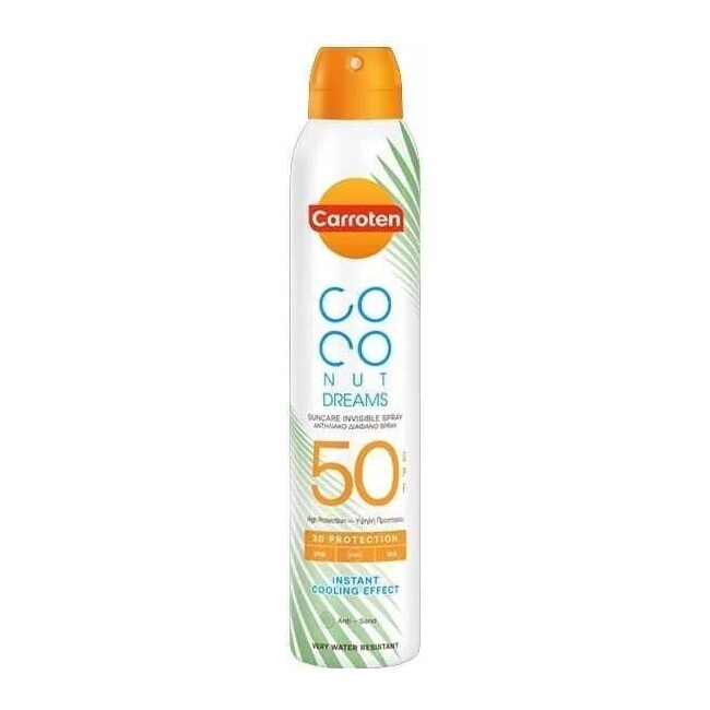 Carroten   Coconut Dreams Sunscreen Spray Spf 50   200 Ml