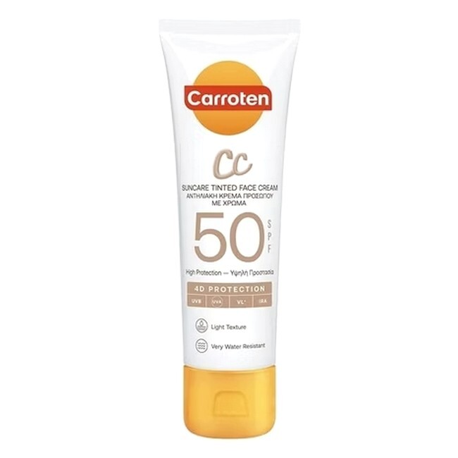 Carroten   Face Cc Cream Spf50   50 Ml