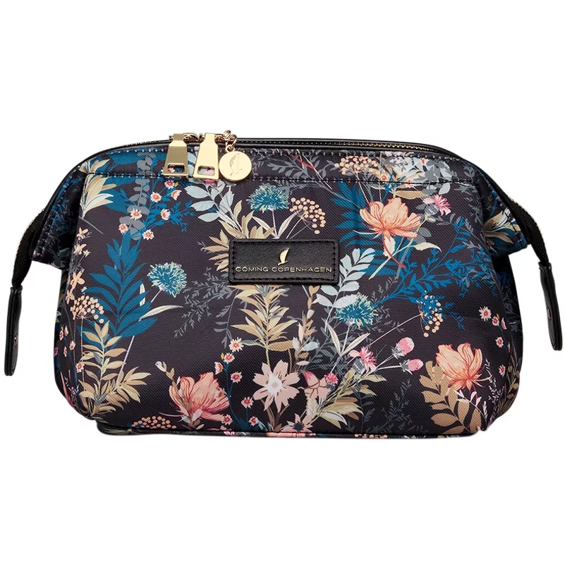 Coming Copenhagen Mia Cosmetic Bag Medium   Multicolor Flowerfield  Limited Edition