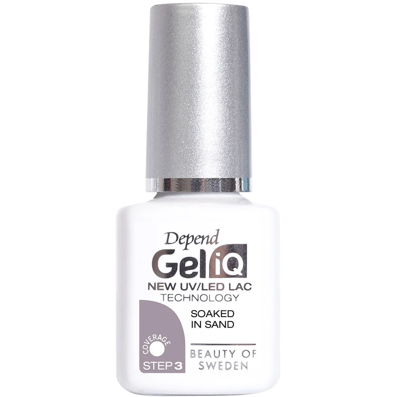 Depend Cosmetic Gel Iq Polish Step 3   5 Ml   Soaked In Sand