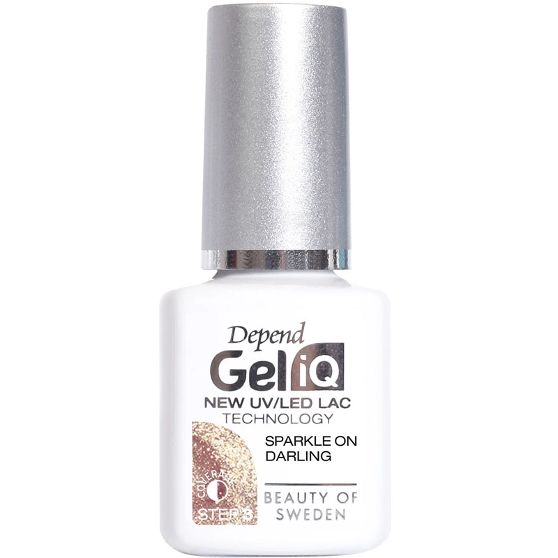 Depend Cosmetic Gel Iq Polish Step 3   5 Ml   Sparkle On Darling