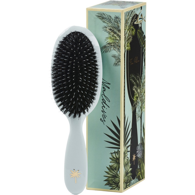 Fan Palm Hair Brush Medium   Maldives