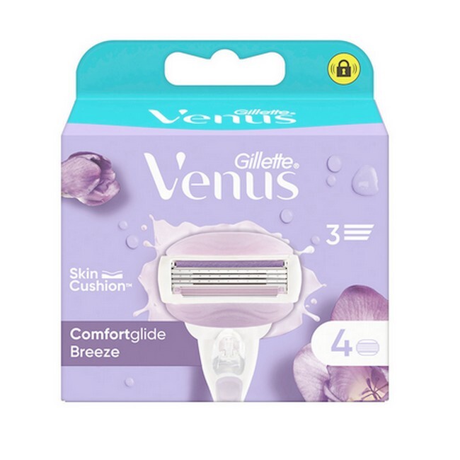Gillette   Venus Comfortglide Breeze Barberblade   4 Stk