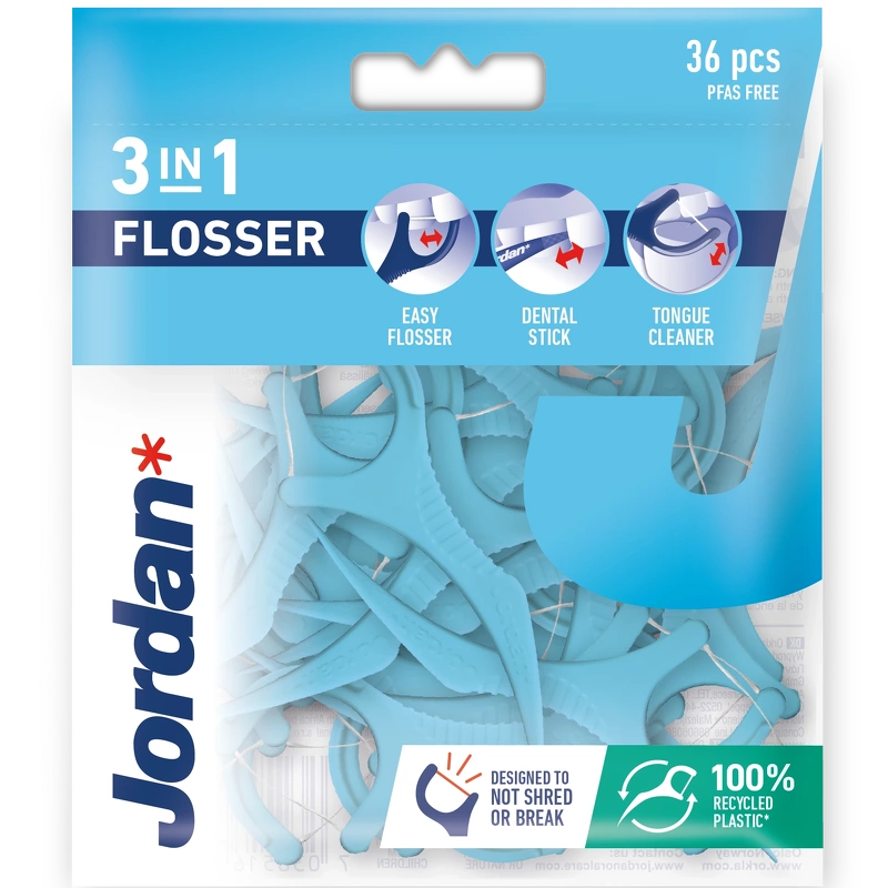 Jordan 3 In 1 Flosser 36 Pieces