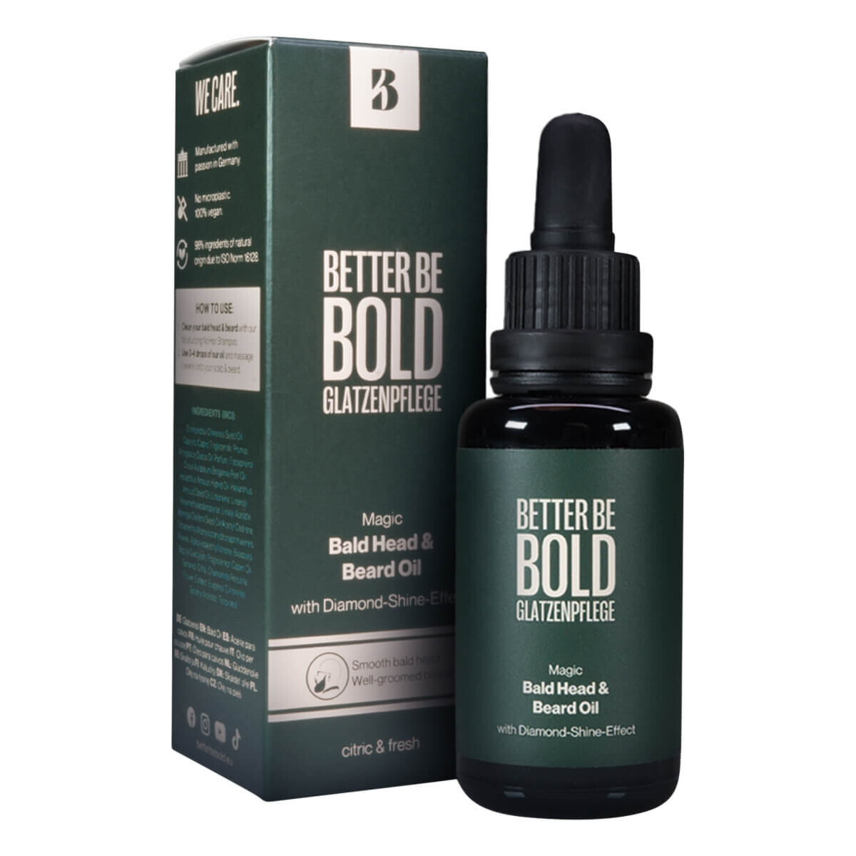 Better Be Bold Magic Bald Head   Beard Oil  30 Ml